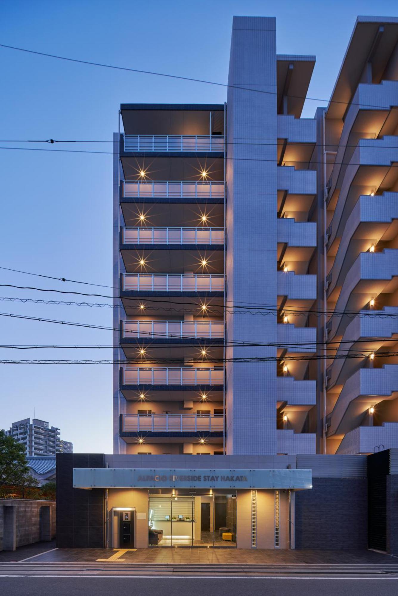 Alfacio Riverside Stay Hakata Фукуока Экстерьер фото