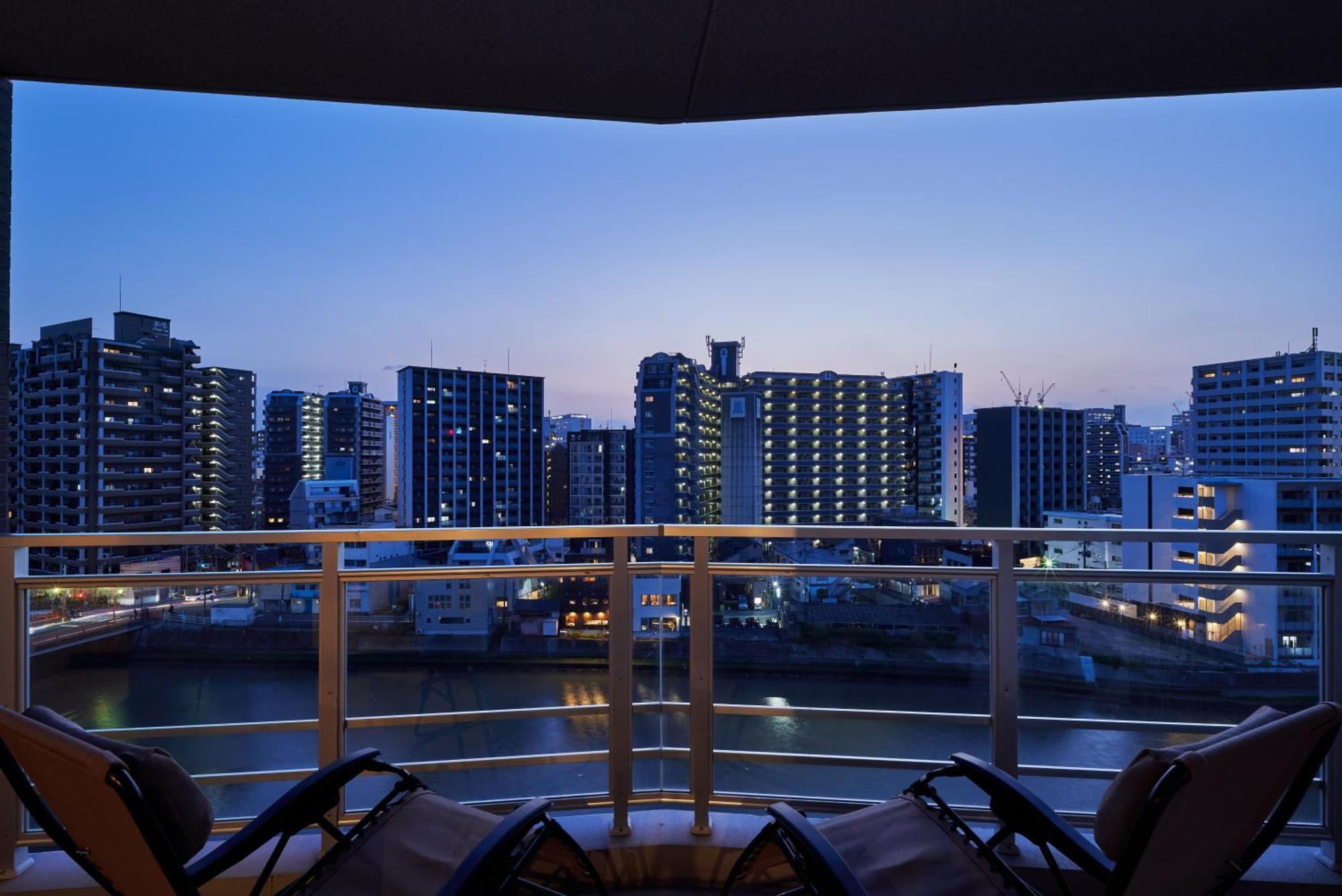 Alfacio Riverside Stay Hakata Фукуока Экстерьер фото